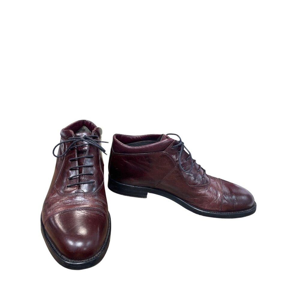 Johnston Murphy Domani Mens Burgandy Chucka Boots Sz 9m SKU 9614